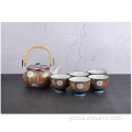 Japanese teapot set Hand painted gold color of Japanese teapot Factory